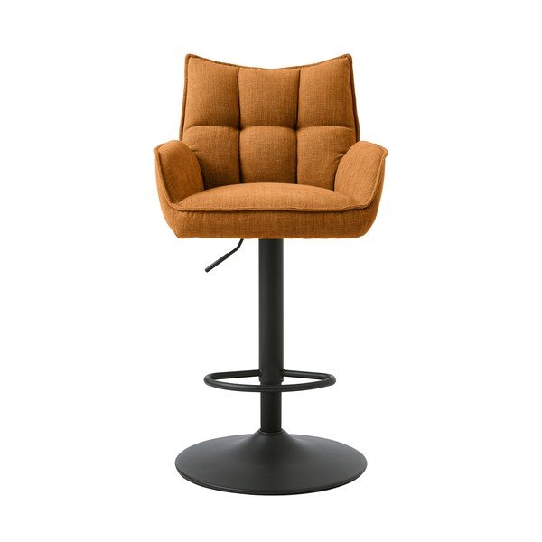 Oranžové barové židle s nastavitelnou výškou v sadě 2 ks Marilla – Unique Furniture-image-2