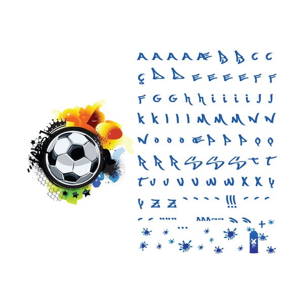 Nástěnná samolepka se jménem Ambiance Football Graffitti-image-2