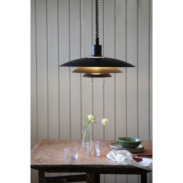 Černé závěsné svítidlo Markslöjd Kikrenes, ø 48 cm-image-1