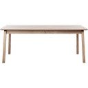 Rozkládací jídelní stůl s přídavnou deskou v dekoru dubu 95x190 cm Bari – Unique Furniture