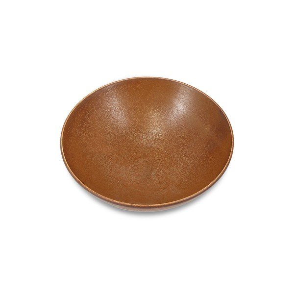 Hnědá porcelánová mísa ø 21 cm Ovio – BonBistro-image-1