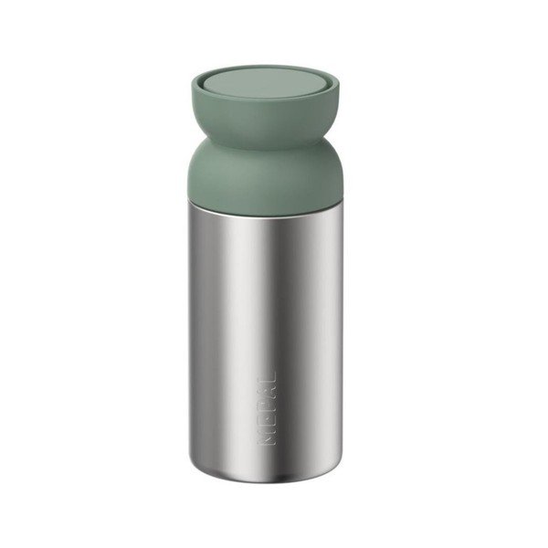 Termo hrnek z nerezové oceli ve stříbrné barvě/šalvějově zelený 350 ml Ellipse – Mepal