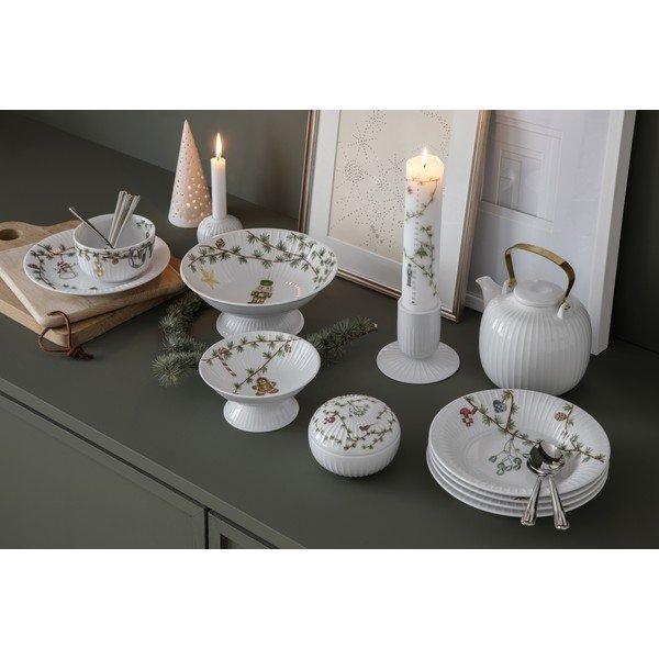 Bílá porcelánová mísa s vánočním motivem ø 16 cm Hammershøi Christmas – Kähler Design-image-4