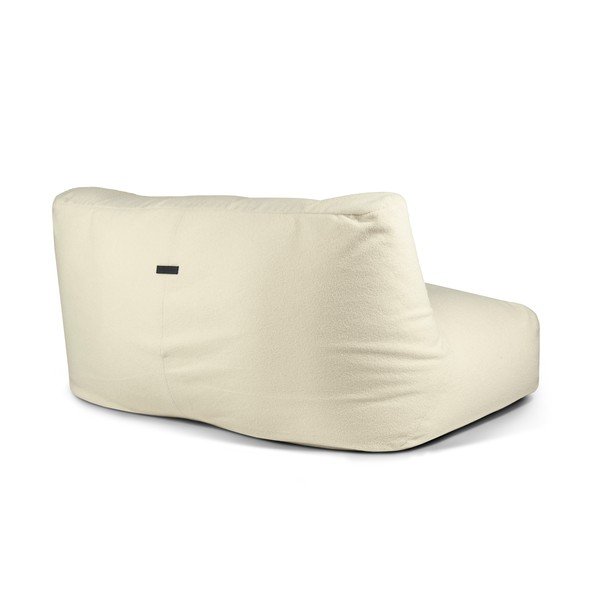 Krémový sedací vak z textilie bouclé Sofa Tube 160 – SLOWDOWN-image-4