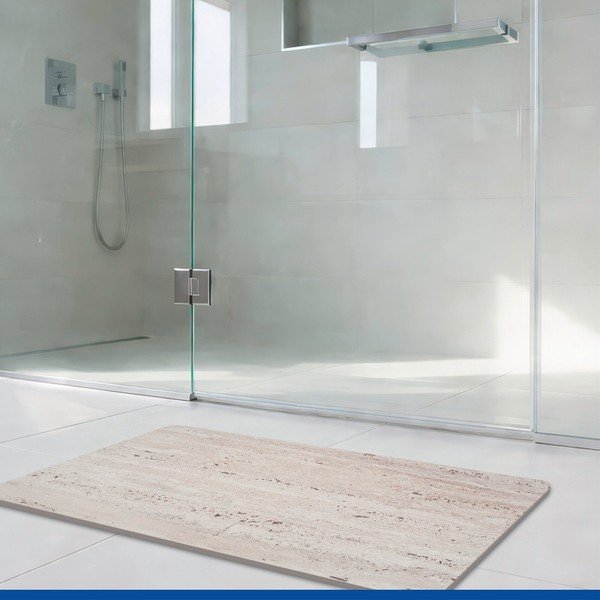 Světle hnědá z křemeliny koupelnová předložka 50x80 cm Puna – Wenko-image-2