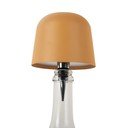 Okrově žlutá LED stolní lampa na lahev s kovovým stínidlem (výška 13 cm) Cone Hat LED – Leitmotiv