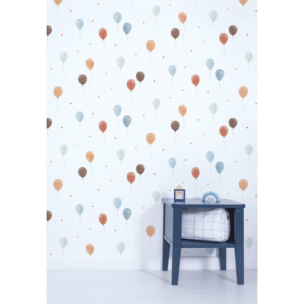 Dětská tapeta 10 m x 50 cm Flying Ballons – Lilipinso-image-1