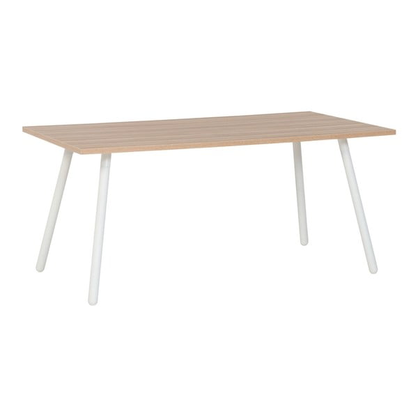 Jídelní stůl s bílými nohami Vox Balance, 175 x 92 cm