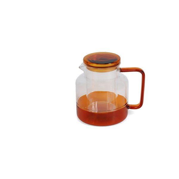 Jantarová skleněná konvice na čaj 950 ml Liv – ONA-image-3