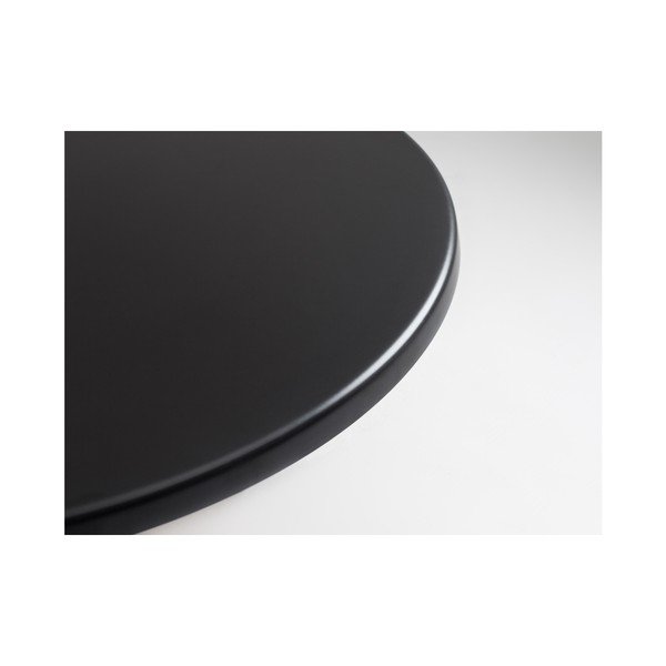 Černý konferenční stolek Custom Form Mapple, průměr 80 cm-image-1