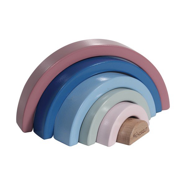 Dřevěná skládací hračka Kindsgut Rainbow-image-2