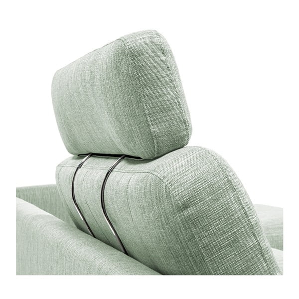 Světle zelená opěrka hlavy k pohovce Vivonita Harlem-image-4