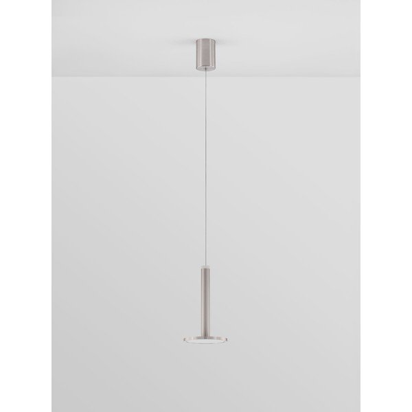 Kovové LED závěsné svítidlo v matně stříbrné barvě ø 15 cm Palencia – Nova Luce-image-2