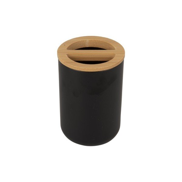 Černá plastová sada doplňků do koupelny Decent – PT LIVING-image-3