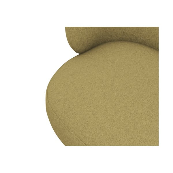 Křeslo v hořčicové barvě Hina – Makamii-image-4