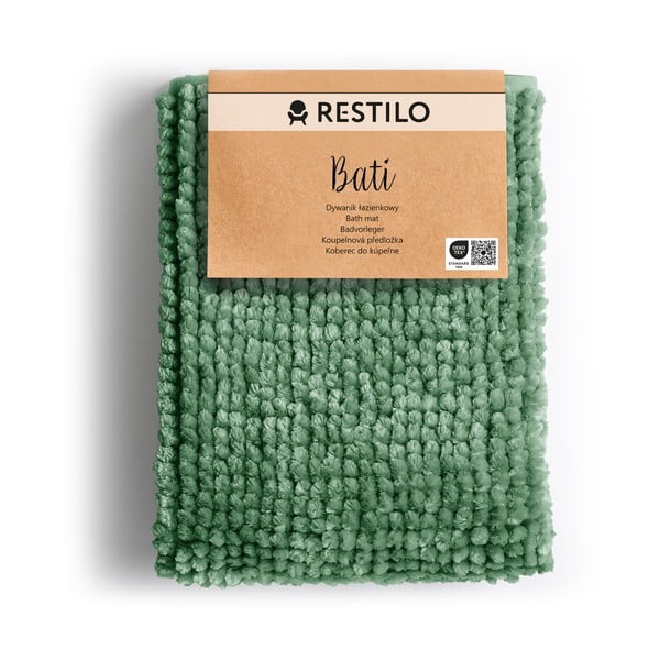 Zelená koupelnová předložka 70x120 cm Bati – Restilo