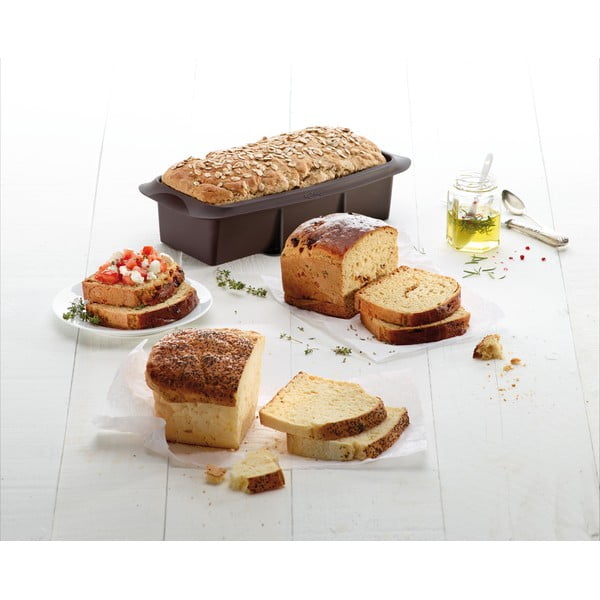 Silikonová forma na pečení chleba 12,5x27,5 cm – Lékué-image-1