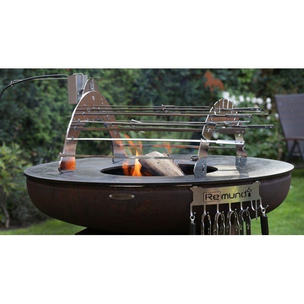 Jehly na špíz v sadě 3 ks z nerezové oceli Rotisserie – Remundi-image-3