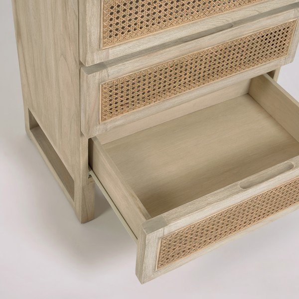 Komoda s 5 zásuvkami z dřeva Mindi Kave Home Rexit-image-1