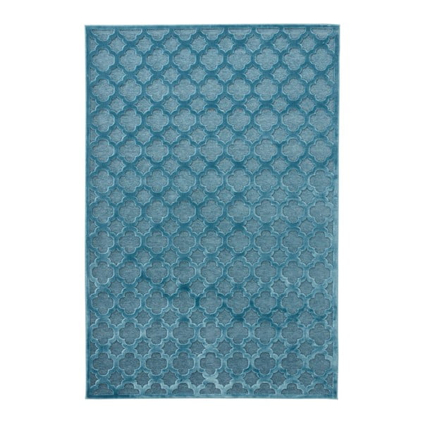 Modrý koberec z viskózy Mint Rugs Bryon, 160 x 230 cm