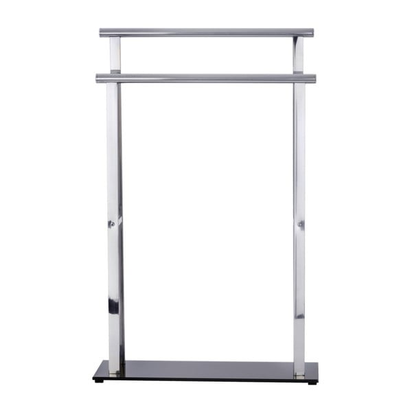 Stojan na ručníky z nerezové oceli v leskle stříbrné barvě Lava – Wenko-image-2