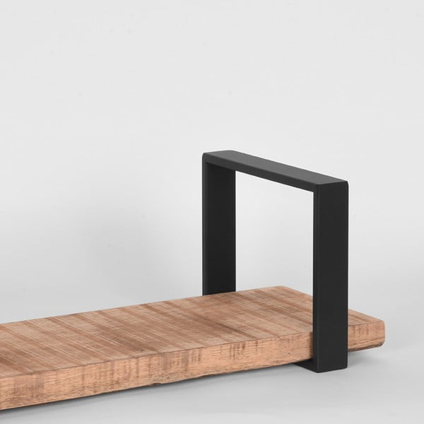 Černá police z mangového dřeva 60 cm Slam – LABEL51-image-2
