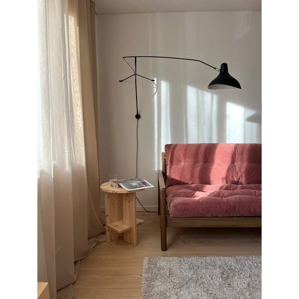 Kulatý konferenční stolek v přírodní barvě Rondure – Karup Design-image-2