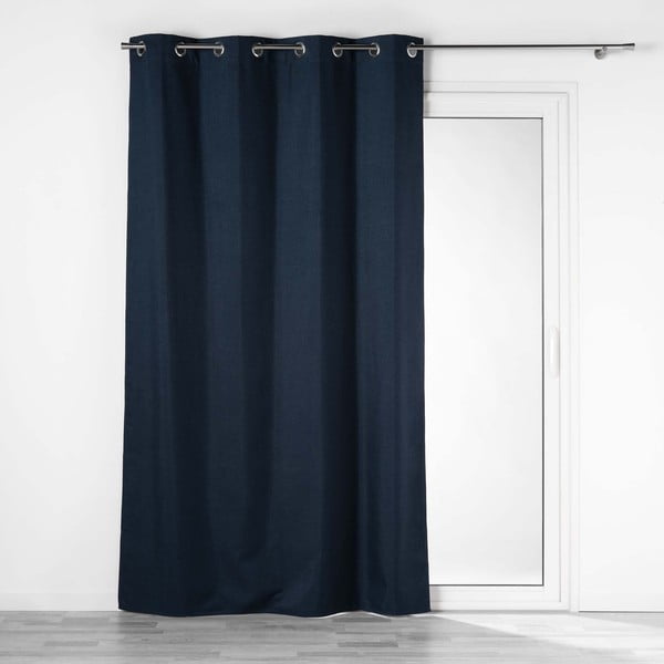 Tmavě modrý zatemňovací závěs 140x260 cm Crepuscule – douceur d'intérieur