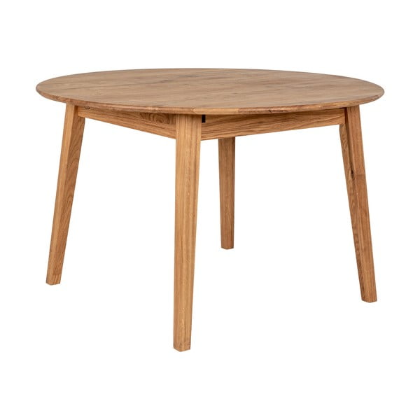 Kulatý rozkládací jídelní stůl z dubového dřeva ø 118 cm Metz – House Nordic