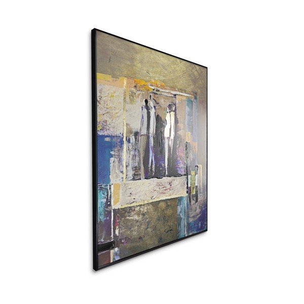 Obraz s ručně malovanými prvky s rámem/na plátně 70x100 cm Loneliness – Styler-image-3