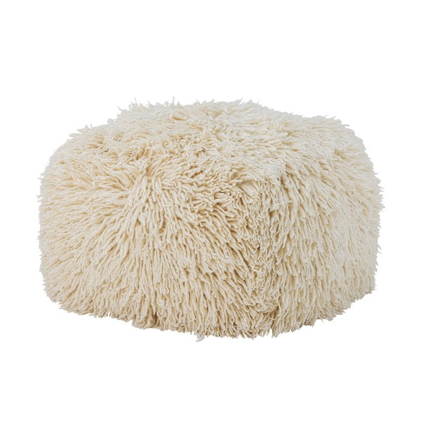 Krémový vlněný taburet Lomba – Bloomingville-image-2