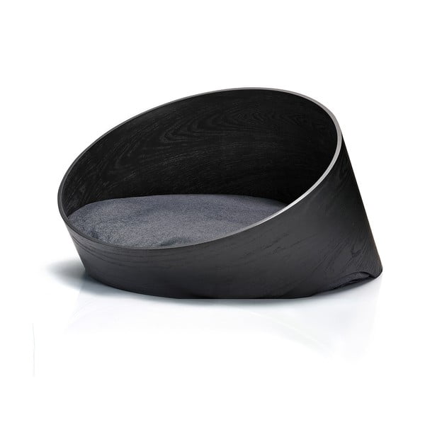 Černý pelíšek pro domácího mazlíčka 75x60 cm Covo Ash Black/Anthracite S – MiaCara