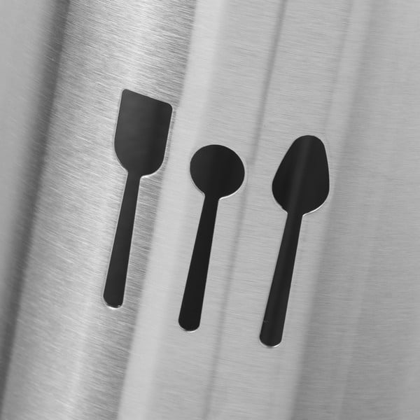 Stojan na kuchyňské náčiní z nerezové oceli - Casa Selección-image-2