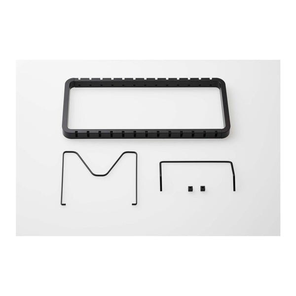 Černý nastavitelný stojánek na pokličky a pánve YAMAZAKI Tower-image-3