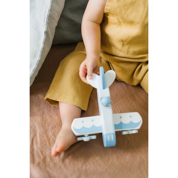 Dětské oranžové lněné prostěradlo Linen Tales Nature, 90 x 200 cm-image-1