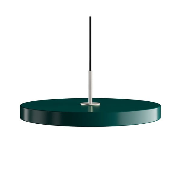 Tmavě zelené LED závěsné svítidlo s kovovým stínidlem ø 43 cm Asteria Medium – UMAGE