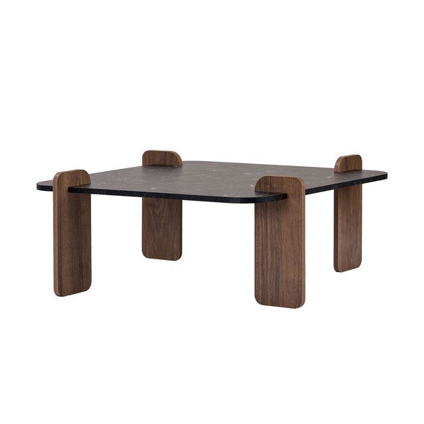 Černý konferenční stolek 90x90 cm Marais – Nordure