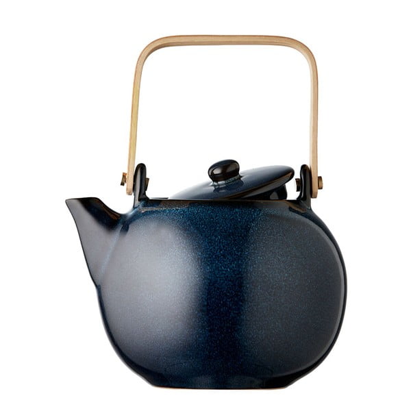 Tmavě modrá keramická konvice na čaj se sítkem 1,2 l Gastro Blue – Bitz-image-2