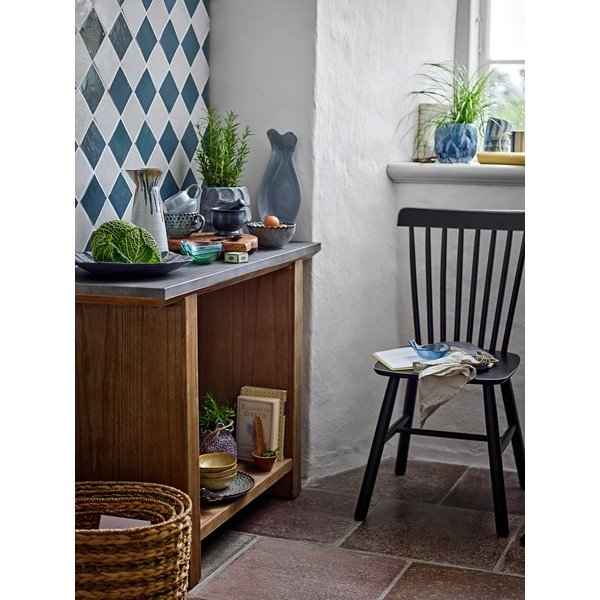 Konzolový stolek s kovovou deskou v přírodní barvě 40x110 cm Riva – Bloomingville-image-4