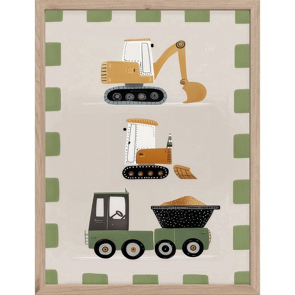 Dětský obrázek 30x40 cm Baby The Builder – Styler