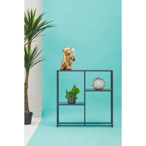Šedý ocelový regál 80x81x26 cm Acero – Premier Housewares-image-2
