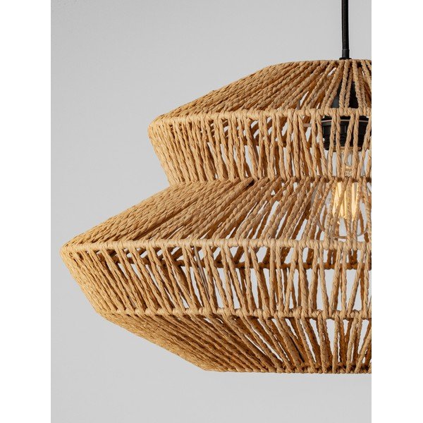 Provazové závěsné svítidlo v přírodní barvě ø 50 cm Nua – Nova Luce-image-1