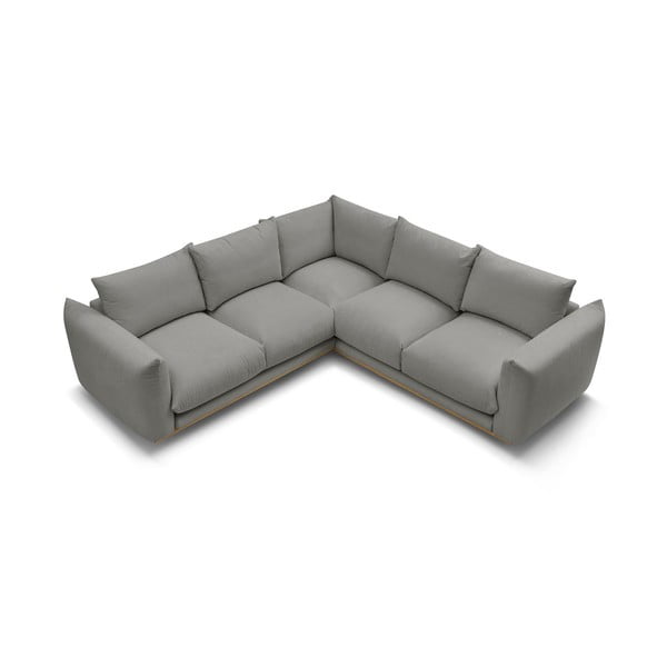 Šedá rohová pohovka Ernest – Bobochic Paris-image-4