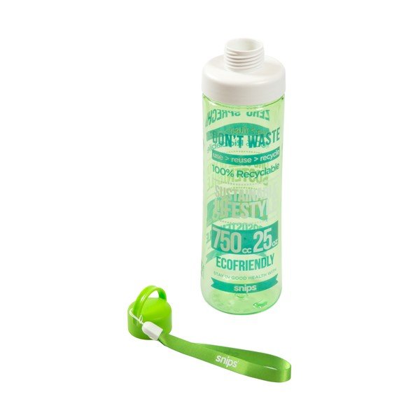 Zelená láhev na vodu Snips Eco, 750 ml-image-3
