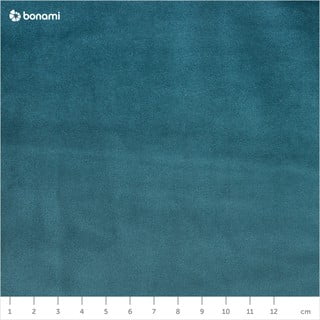 Sada 2 petrolejově modrých barových židlí se sametovým potahem Dutchbone, výška 106 cm