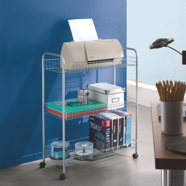 Stojan s policemi Cart, 84x64 cm-image-2