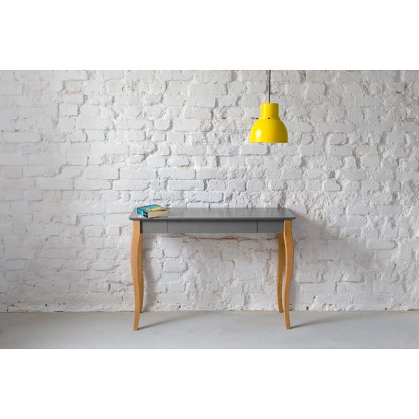 Tmavě šedý psací stůl Ragaba Lillo, délka 105 cm-image-1