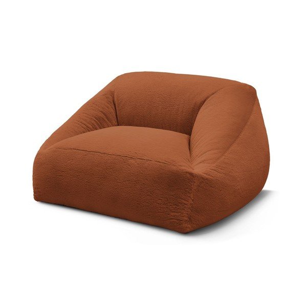 Oranžový sedací vak z umělé kožešiny Lilibet – Bobochic Paris