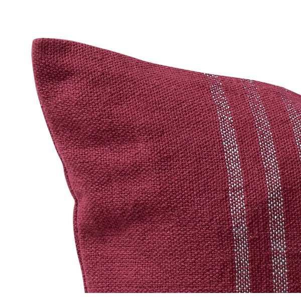 Červený bavlněný polštář Hübsch Sarah, 60 x 40 cm-image-2