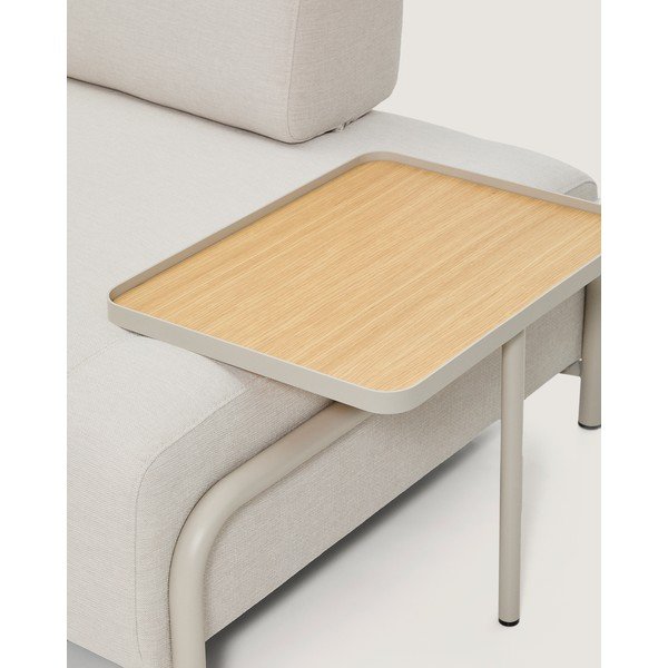 Béžová žinylková modulární pohovka 220 cm Compo – Kave Home-image-1